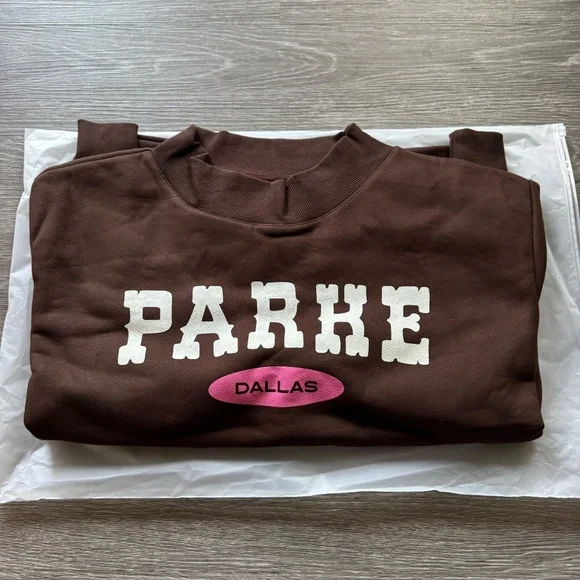 PARKE Dallas Signature Mockneck NWT - Picture 3 of 7